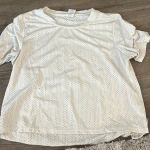 White Zyia Chill Crop Top